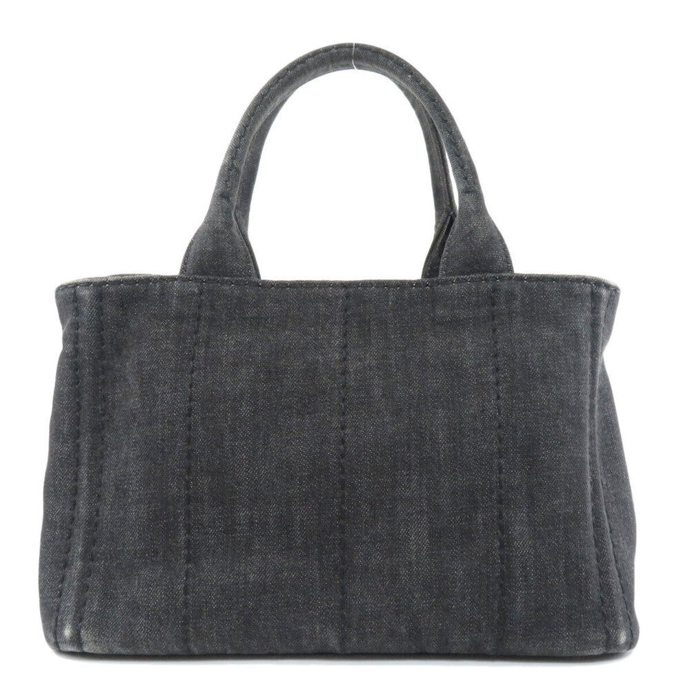 Prada Handbag Denim Canapa Blue